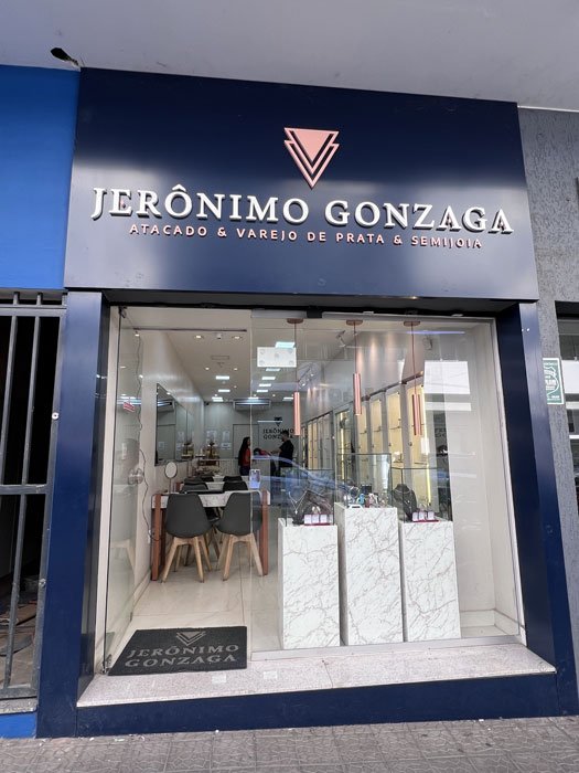 Fachada da Joalheria Jerônimo Gonzaga